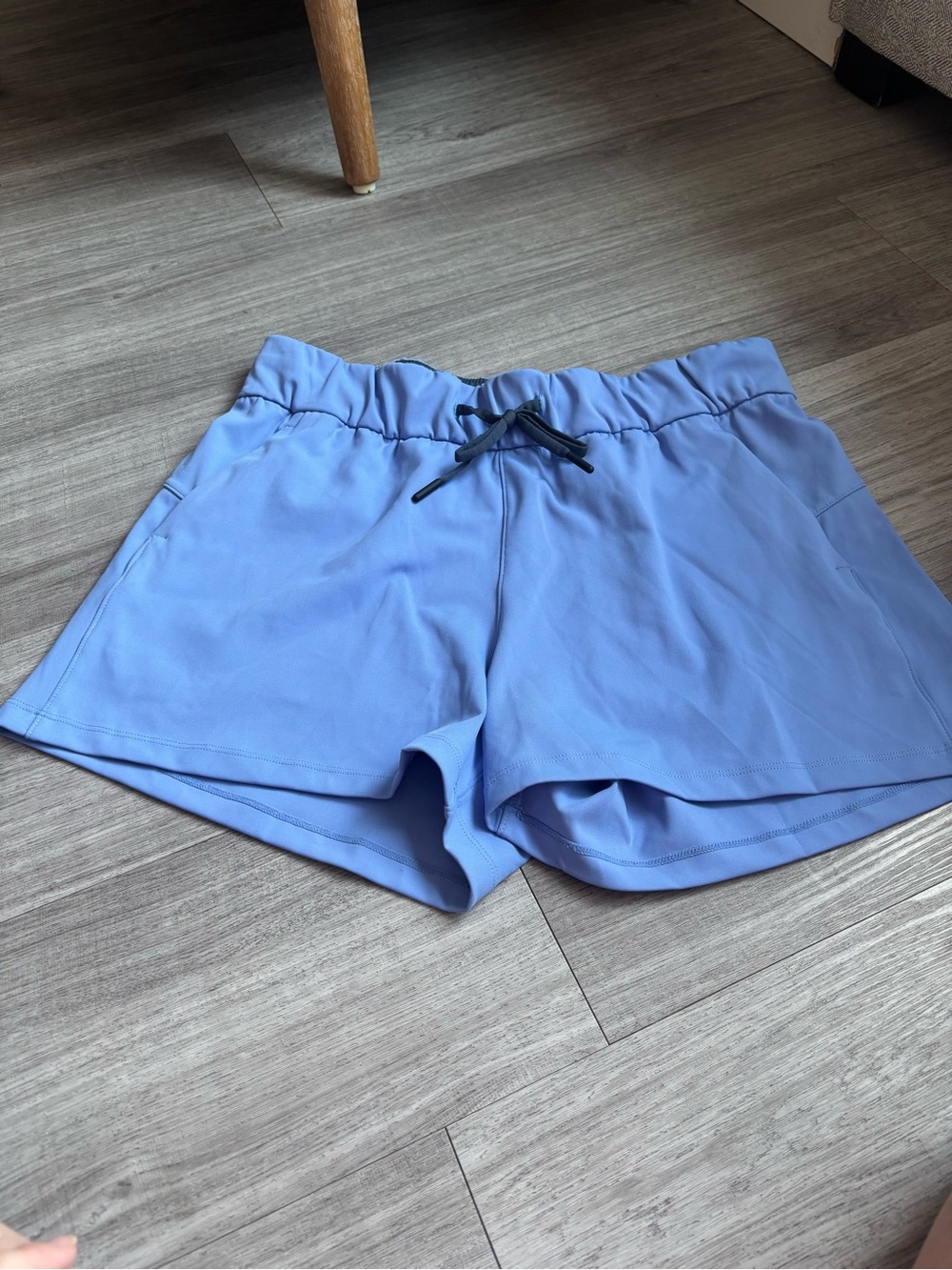 Zyia Women’s Light Blue Drawstring Active Shorts